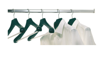 Wardrobe Rail, oval 30 x 15 mm
