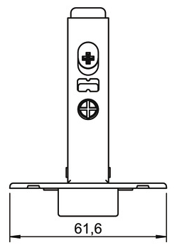 Häfele Metalla 110 SM 105°